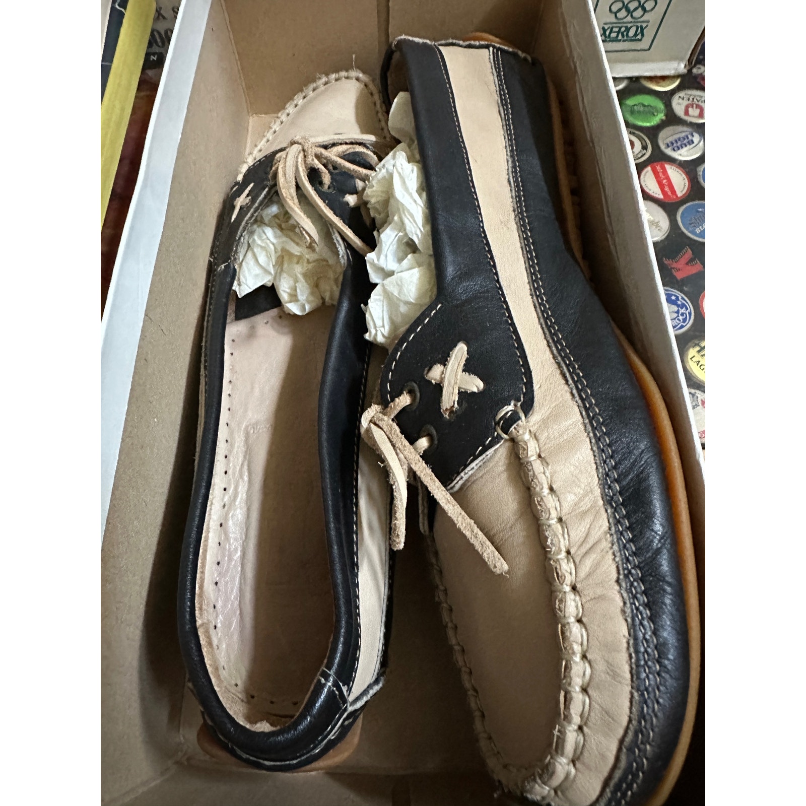 Tall Gals Leather Flats. Size 11aa